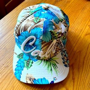 Cali floral trucker hat